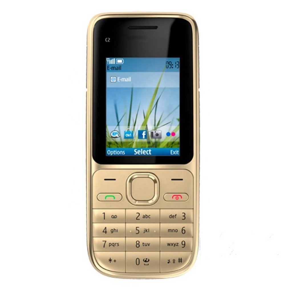 Cross-border mobile phone C2-01 straight plate mobile Unicom 3G key elderly cross-border foreign trade mobile phone